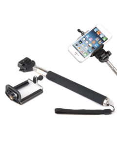 iGeek Selfie Stick with Bluetooth Shutter - Black