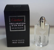 Cartier Declaration Dun Soir for Men EAU De Miniature 12.5 Ml
