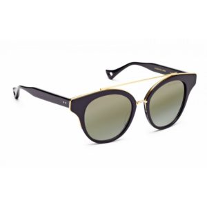 Dita Branded Black Frame Sunglasse